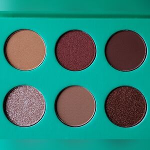 The Nubian By Juvia’s Place 6 Eyeshadow Palette Shades Matte & Shimmer Brown NEW